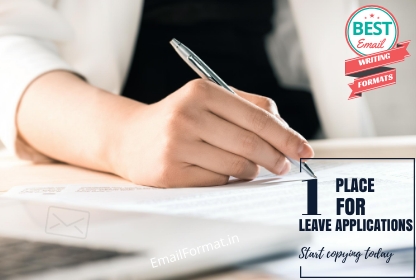 leave application format for school, office, application for sick leave letter