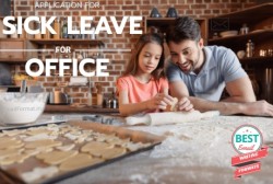Application for sick leave for office